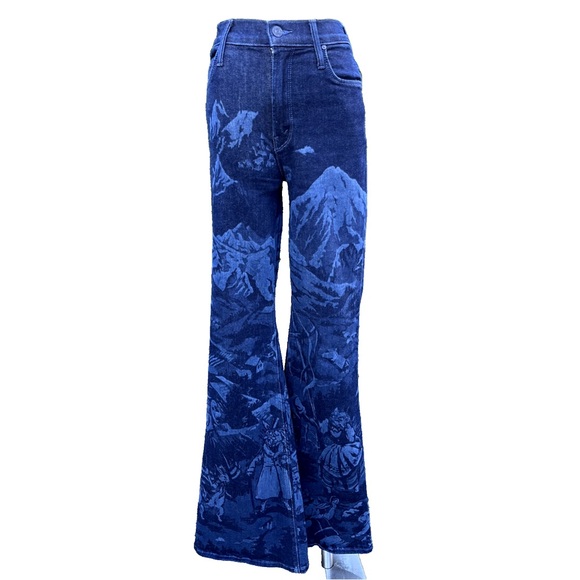 MOTHER Denim - MOTHER The Doozy Sneak Swiss Alps High Rise Bootcut Jeans Size 25 MSRP $278